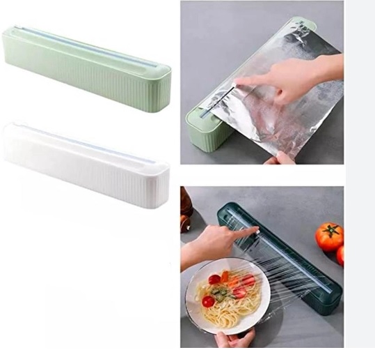 Suporte Cortador de Papel Filme Com Imã P/ Cozinha-Kehome