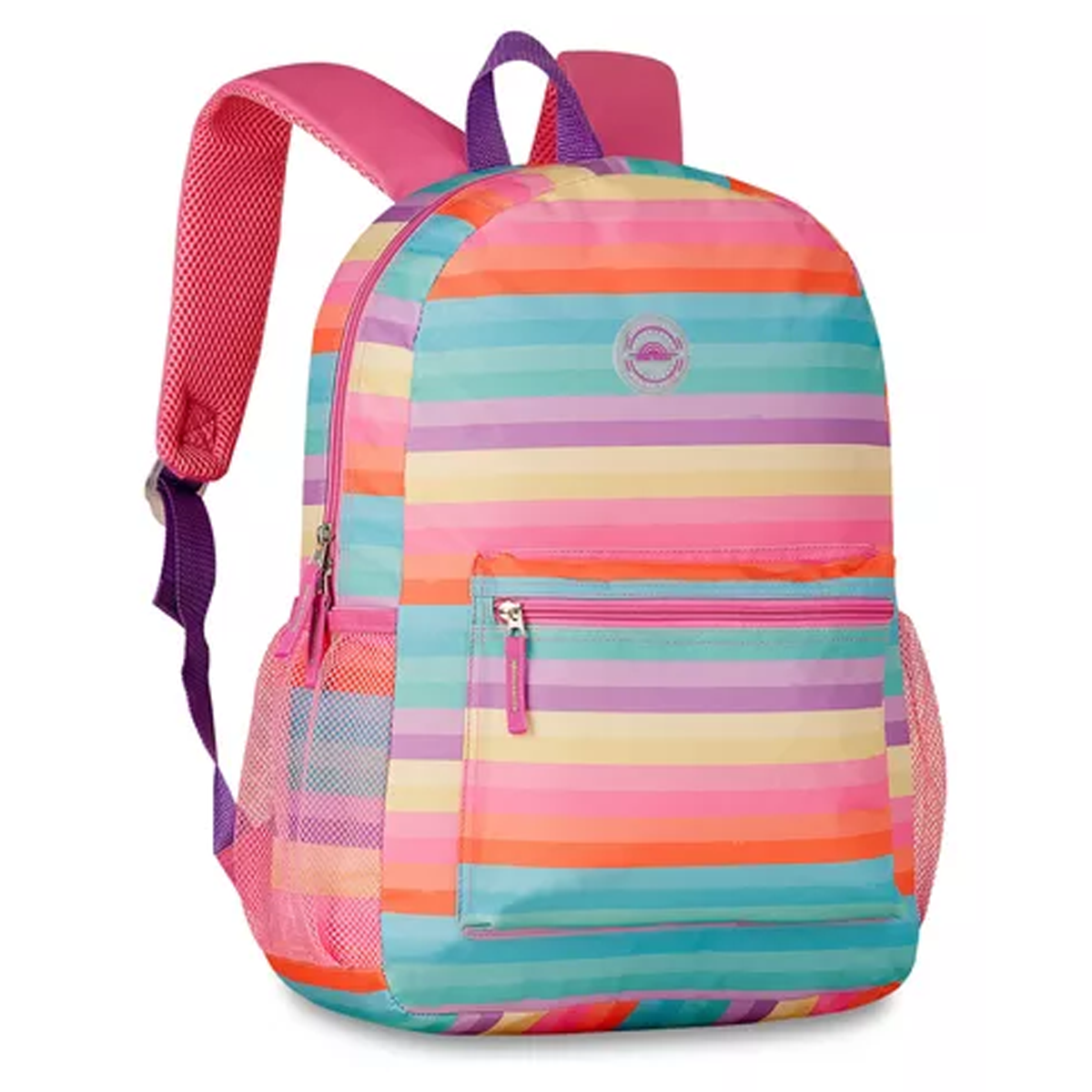 Mochila Costas Feminina Listrada Colorida -Clio