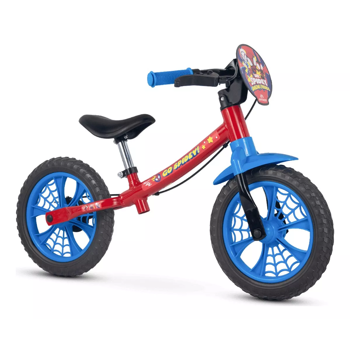 Bicicleta de Equilibrio Spider Man Sem Pedal Nathor