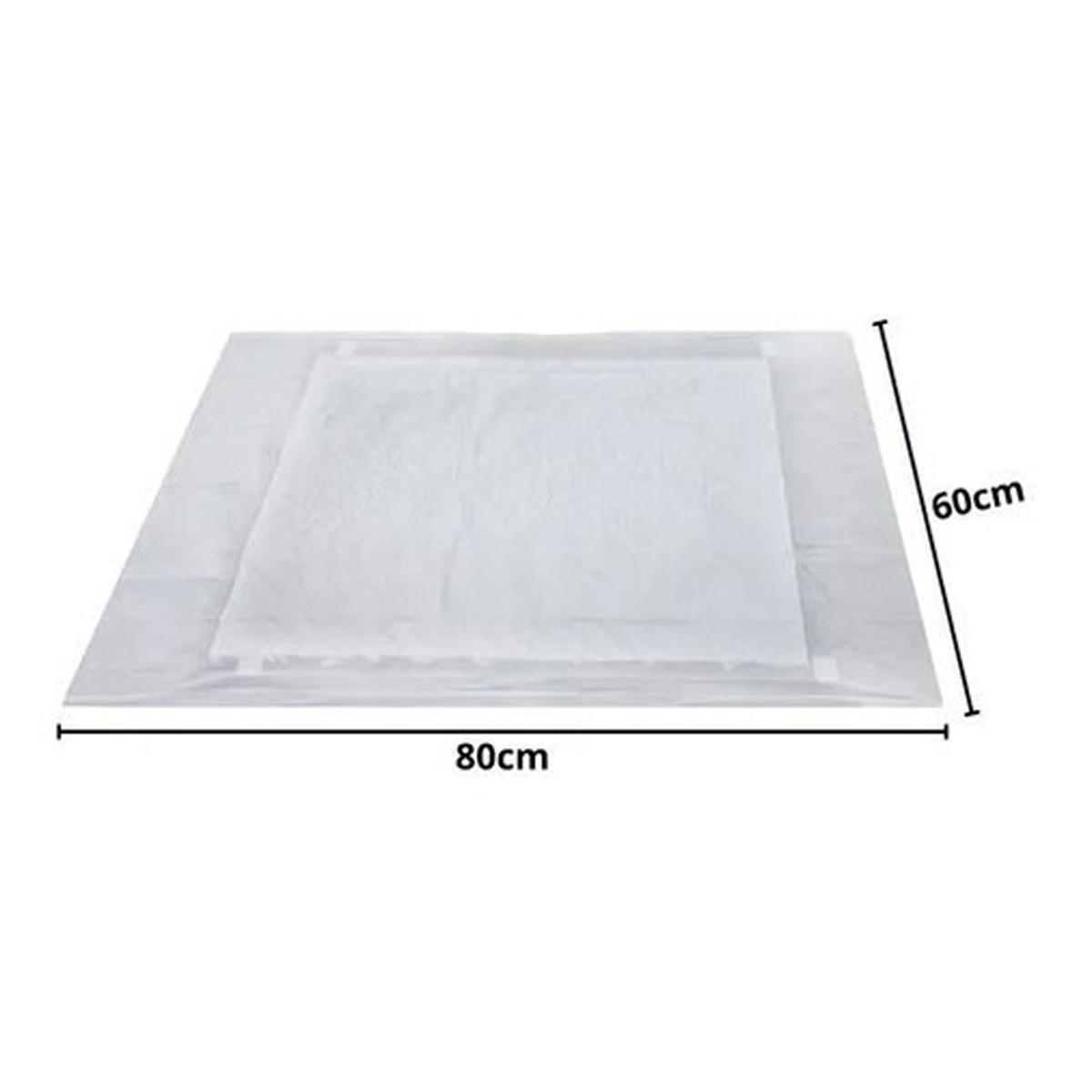 Tapete Higienico Premium 80x60Cm Super Rug Com 6 Unidades - Imagem 2