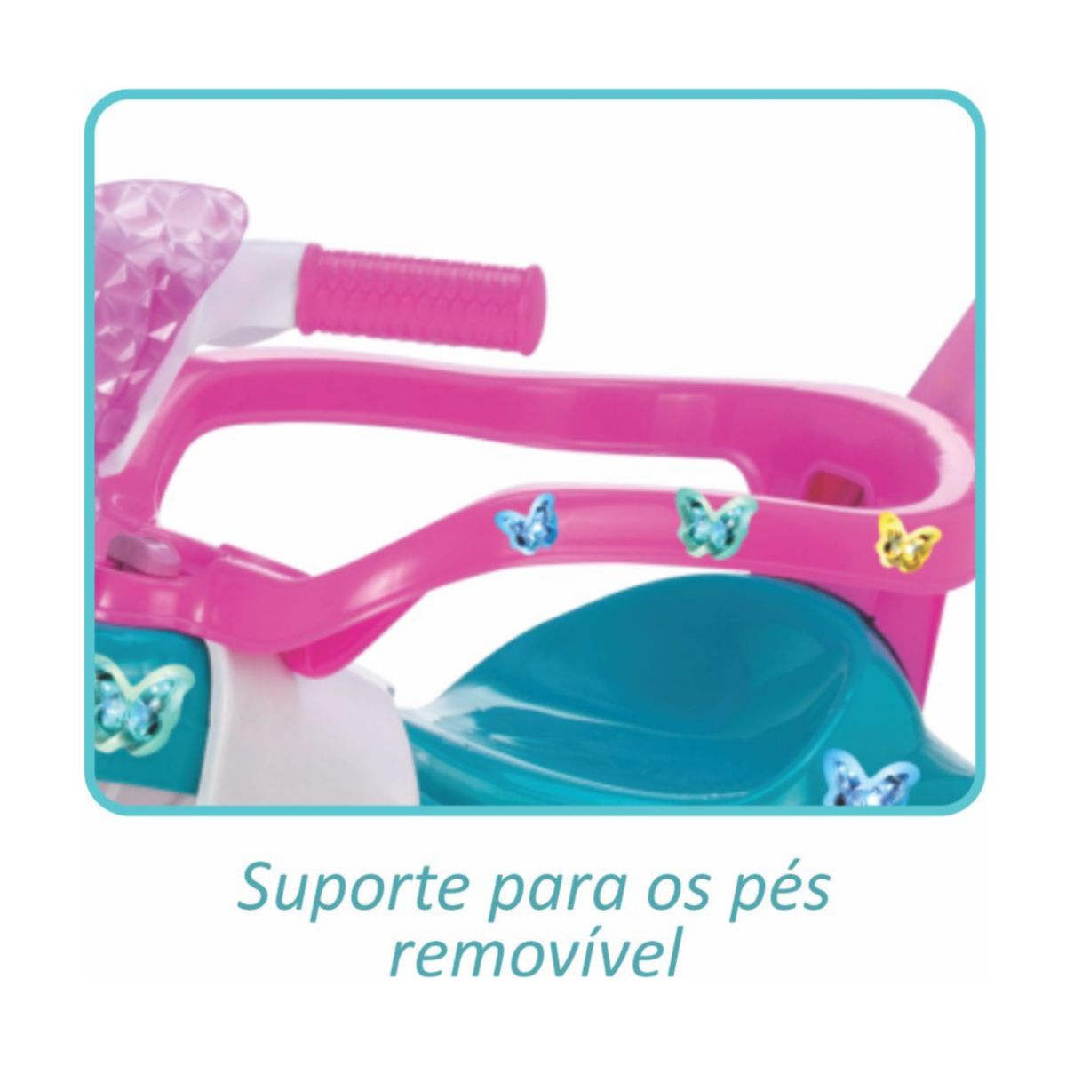 Triciclo Butterfly Verde 2575 Magic Toys - Imagem 3