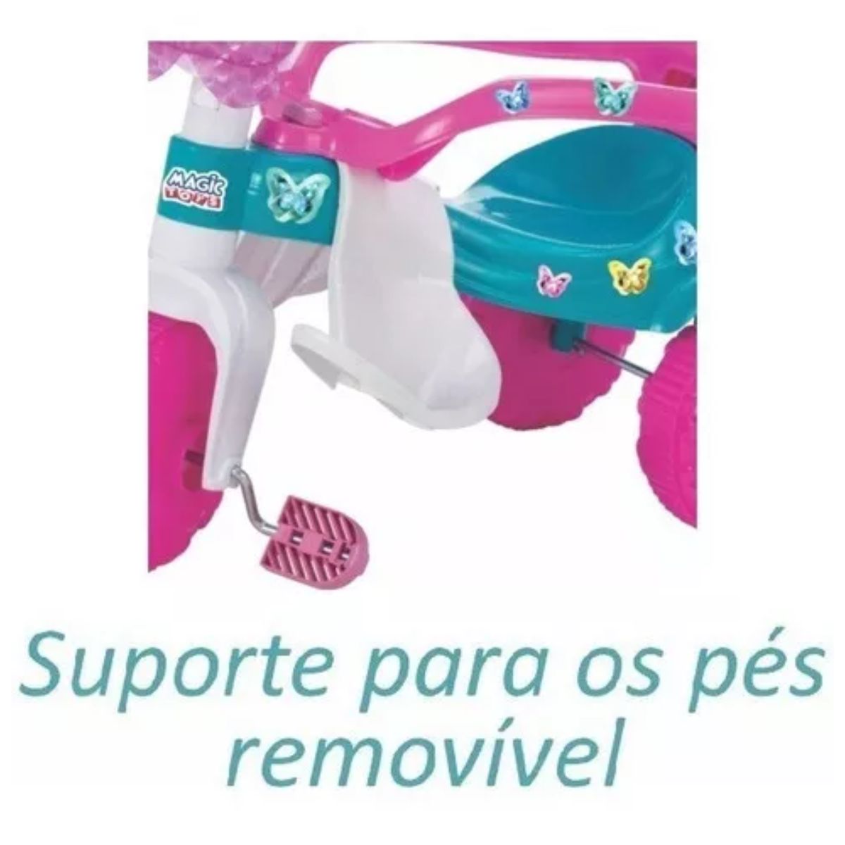 Triciclo Butterfly Verde 2575 Magic Toys - Imagem 4